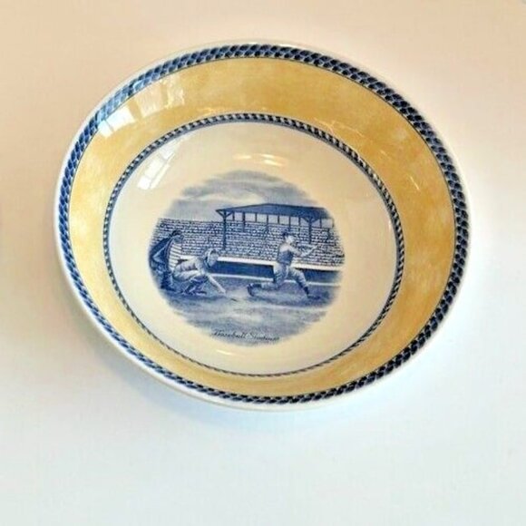 Yr 2000 Vtg CHURCHILL American Heritage Millennium BASEBALL STADIUM Cereal Bowls - Picture 1 of 7